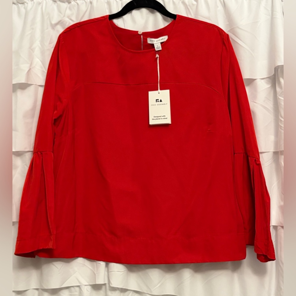 Free Assembly Red Women's Top